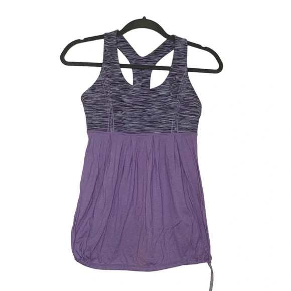 Lululemon Power Dance Tank in Space Dye Lilac - Picture 6 of 11